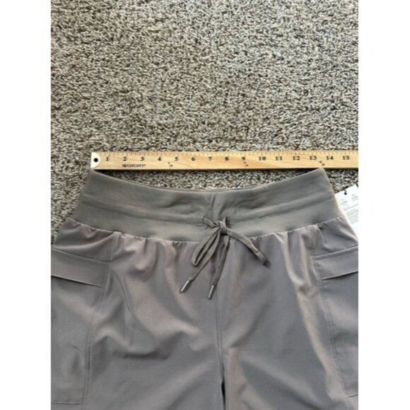 CALIA Women's Truelight Cargo Bermuda Short Elastic Wasit Pockets Gray Small - Picture 13 of 16